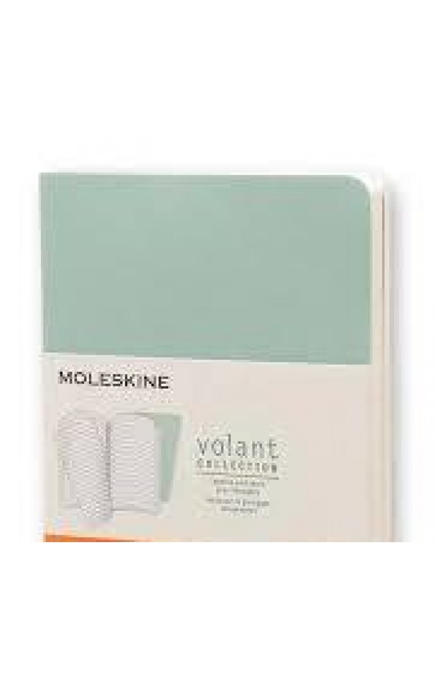 Moleskine Volant Journal Pocket Ruled Sage Green pk 2
