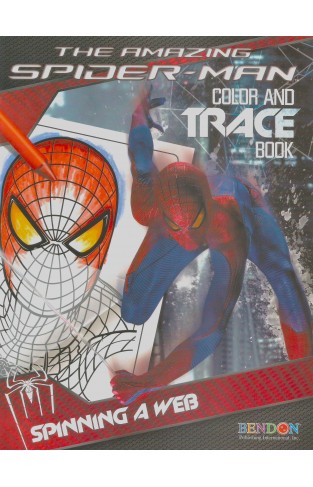 Spiderman Coloring Trace Book Kids Color Activity Book