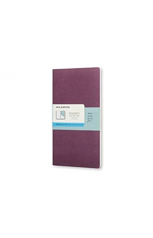 Moleskine Chapters Large Dotted Journal Plum Purple