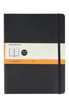 Moleskine Classic Ruled Large Paper Notebook Black