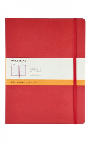 Moleskine : Notebook XL Red Leather