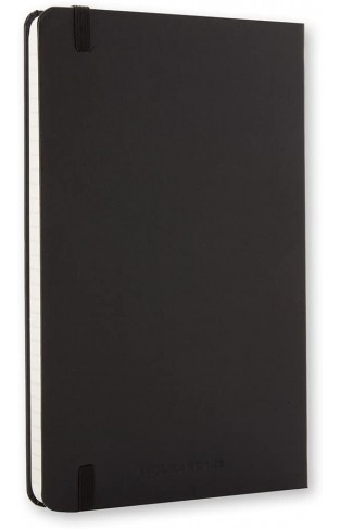 Moleskine : Notebook Large Pure Black Leather