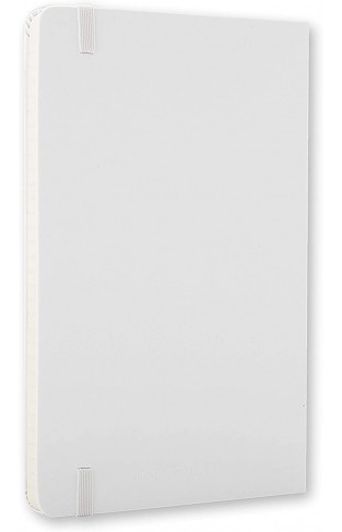 Moleskine : Notebook Large Ice White Leather (Hard Cover)