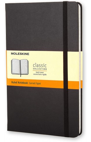 Moleskine Classic Ruled Paper Notebook Black