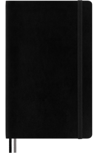 Moleskine Large Black Notebook (Soft Cover)