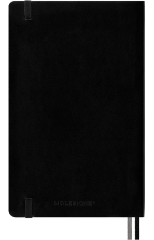 Moleskine Large Black Notebook (Soft Cover)