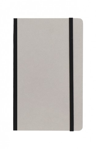 Moleskine : Notebook Large Light Grey Leather (Hard Cover)