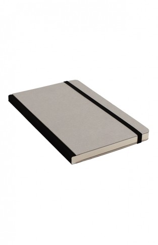 Moleskine : Notebook Large Light Grey Leather (Hard Cover)