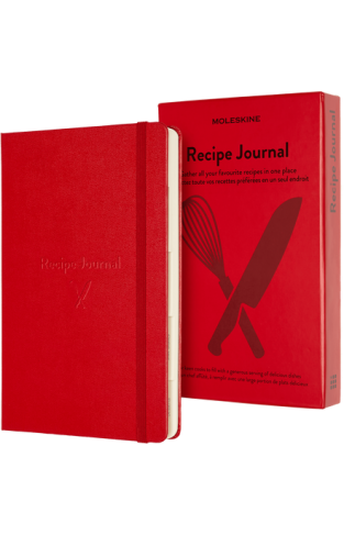 Moleskine - Recipe Journal, Theme Notebook