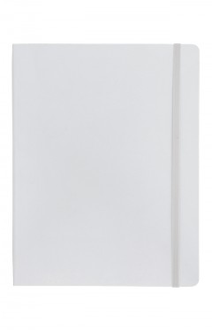 Moleskine : Notebook XL White Leather