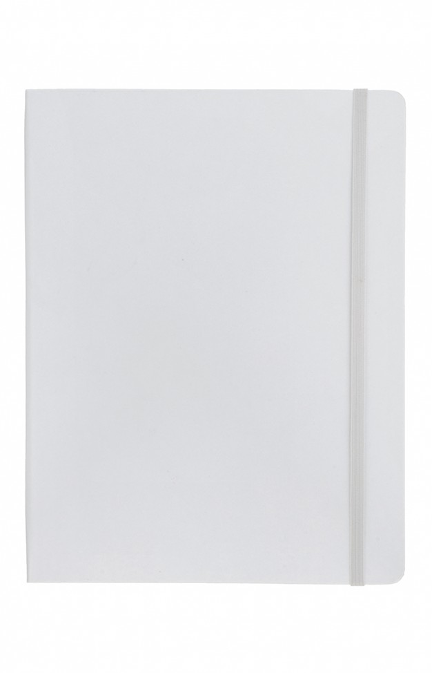 Moleskine : Notebook XL White Leather