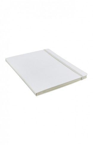 Moleskine : Notebook XL White Leather