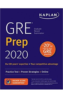 GRE Prep 2020: Practice Tests + Proven Strategies + Online