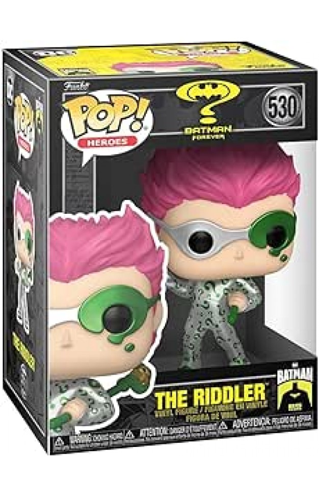 Funko POP! Movies BM Forever the Riddler Metallic Batman Collectable Vinyl Figure