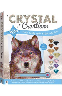 Crystal Creations: Wolf in Snow