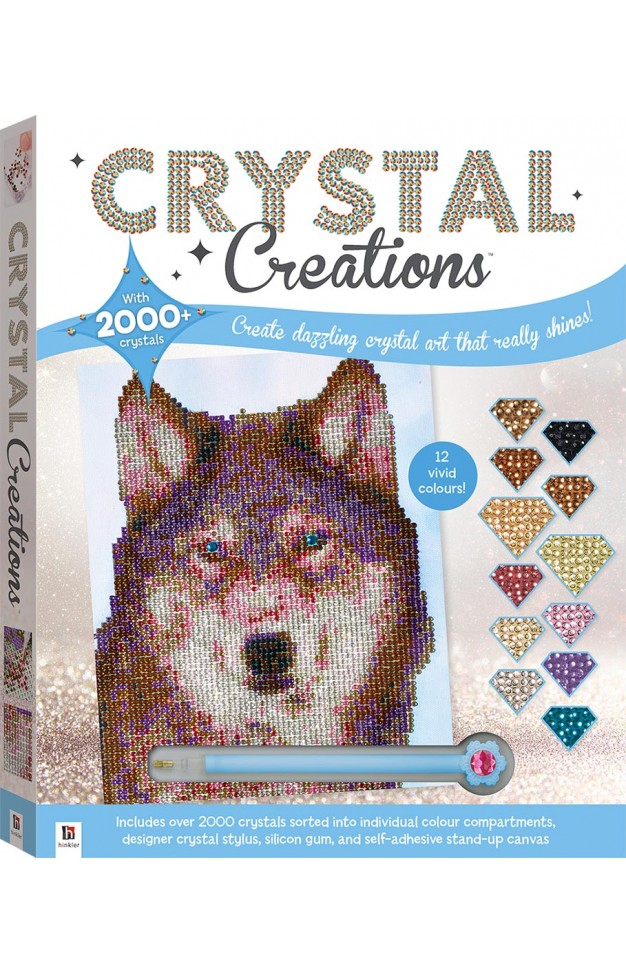 Crystal Creations: Wolf in Snow