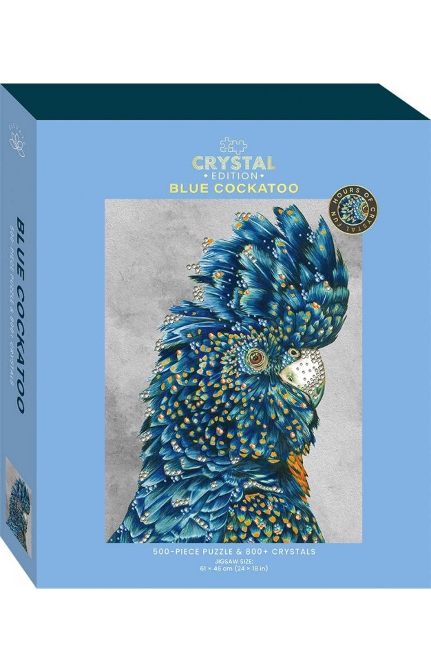 Blue Cockatoo 500 Piece Jigsaw Puzzle for Adults
