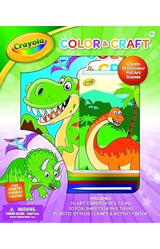 Crayola Dinosaur Color N Craft Box Kit
