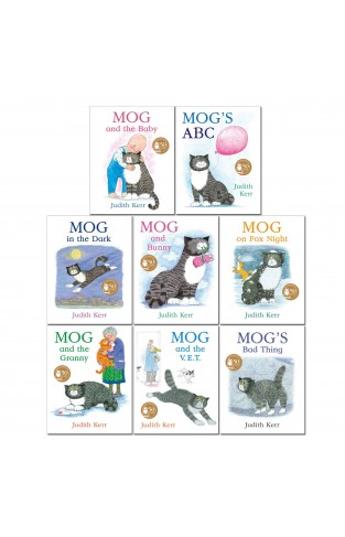 Mog The Cat Books Series 8 Books Collection Set Pack