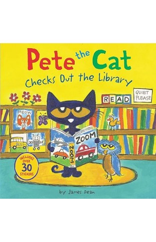 Pete the Cat Checks Out the Library