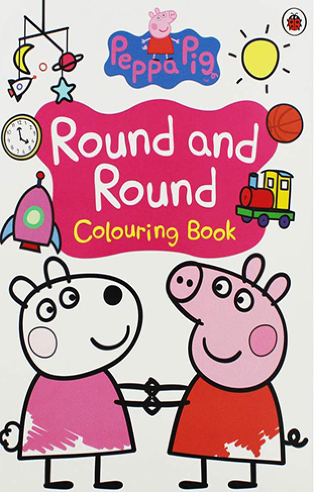 Peppa Pig: Round and Round Colouring Book