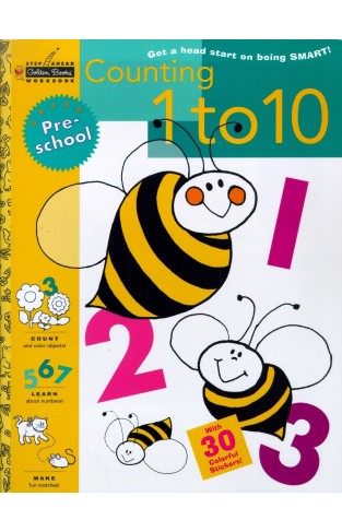 Sawb:Counting 1 to 10 - Preschool (Step Ahead Golden Books Workbook)