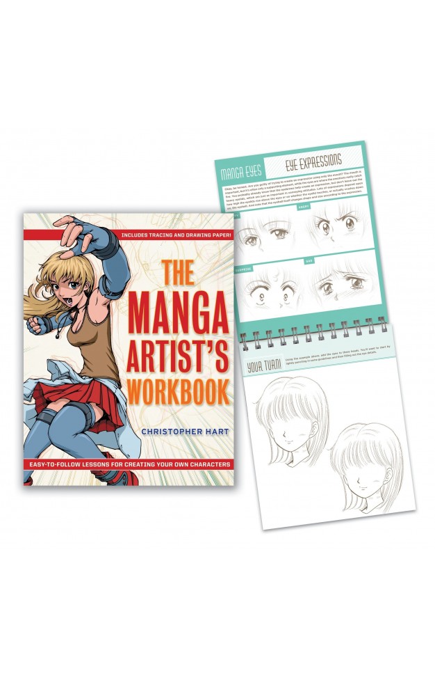 The Manga Artist's Workbook: Easy-To-Follow Lessons for Creating Your Own Characters