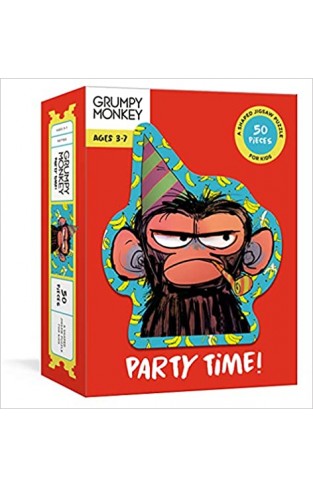 Grumpy Monkey Party Time! Puzzle : A 50-Piece Shaped Jigsaw Puzzle: A Puzzle For Kids