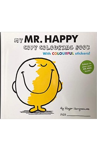 Mr Men Mr Happy Colouring 