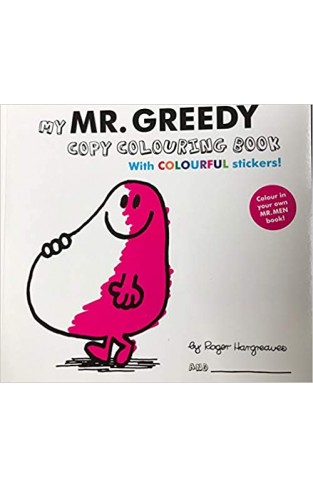 Mr Men Mr Greedy Colouring