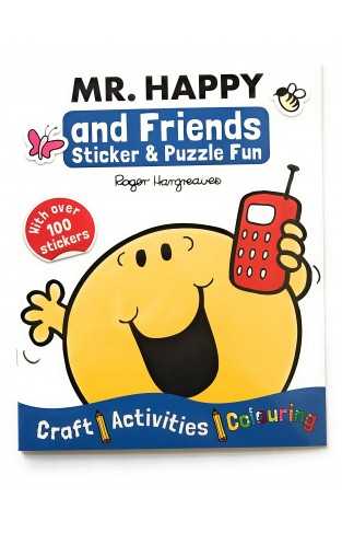 Mr. Happy and Friends Sticker & Puzzle Fun