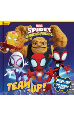 Spidey and His Amazing Friends Pop-Up Book Team Up!