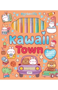 Markerific Activity Folder Kawaii Town