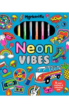 Markerific - Activity Folder - Neon Vibes