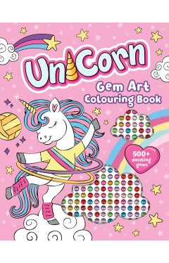 Gem Art Colouring Book Unicorn