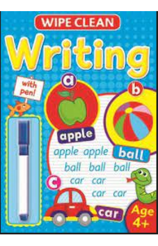 Wipe Clean Writing With Pen (Age 4+)