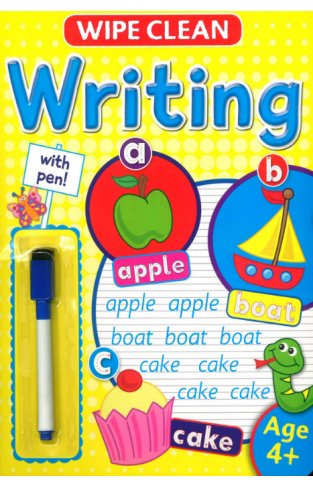 Wipe Clean Writing With Pen (Age 4+)