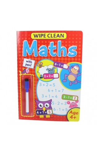 Maths With Pen Wipe Clean Age 4 Plus