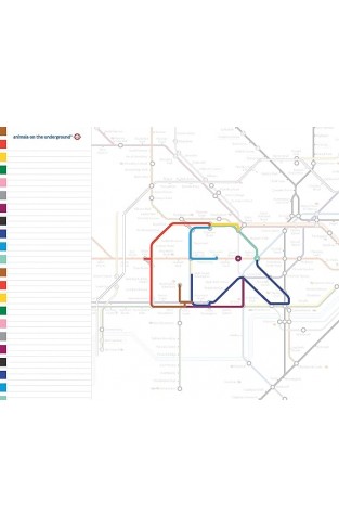 Animals on the Underground Desk Jotter