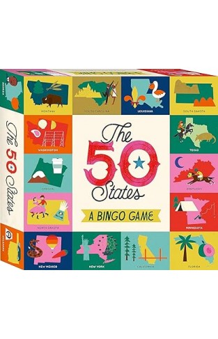 The 50 States Bingo: A Bingo Game for Explorers