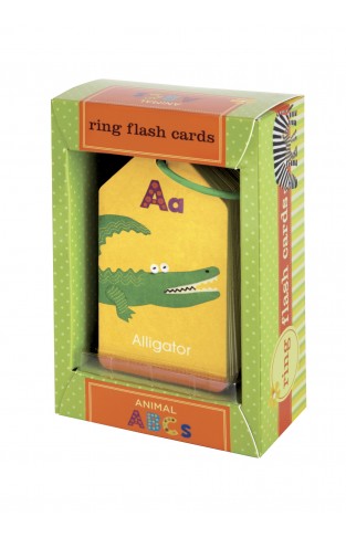 Animal Abcs: Ring Flash Cards Toy