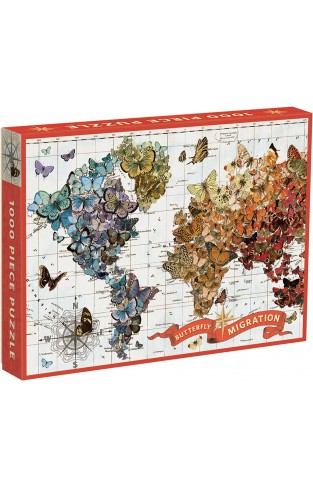 Wendy Gold Butterfly Migration 1000 Piece Puzzle