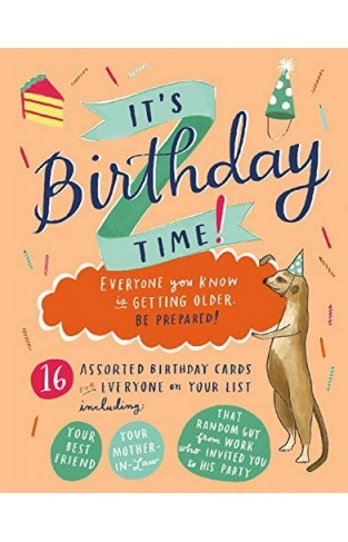 It's Birthday Time Greeting Assortment Boxed Notecards