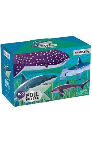 Sharks Foil Puzzle  - (BOX)