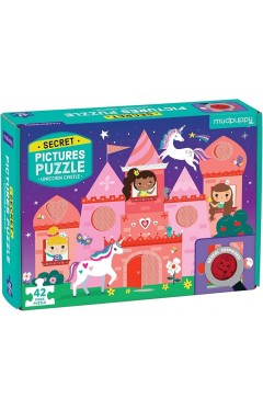 Mudpuppy Unicorn Castle Secret Pictures Puzzle, Multicolor