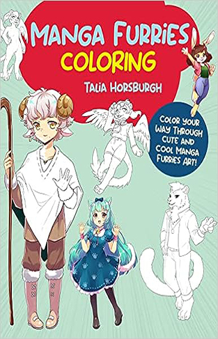 Manga Furries Coloring: Color your way through cute and cool manga furries art!