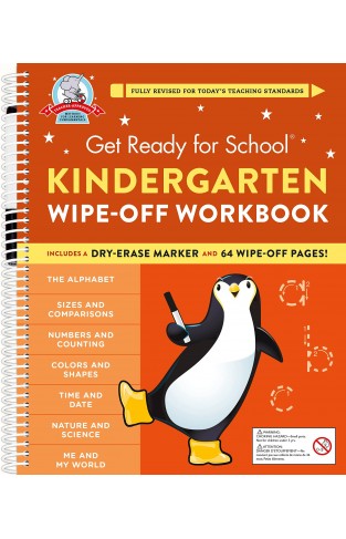 Get Ready for School: Kindergarten Wipe-Off Workbook