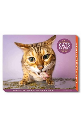 Cats on Catnip 2 in 1 Double Sided 1000 Piece Puzzle