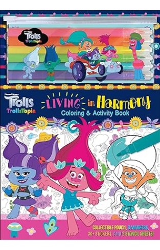 Dreamworks Trolls: TrollsTopia: Living in Harmony Coloring & Activity Book