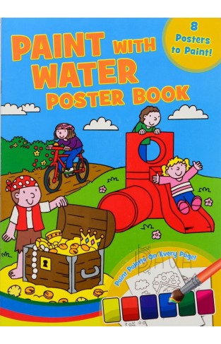 PAINT WITH WATER POSTER BOOKS